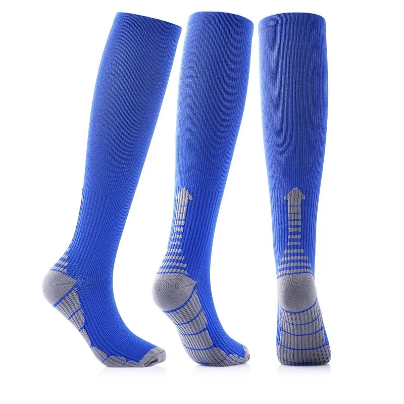 Compression Socks Men Running Cycling Sports Socks Basketball Football Golf Long Socks Varicose Veins Edema Circulation Medical