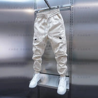 2023 Spring Autumn Men's Trousers Janpan Fashion Streetwear Joggers Pants Men Casual Men Clothing Elastic Waist Sweatpants Men
