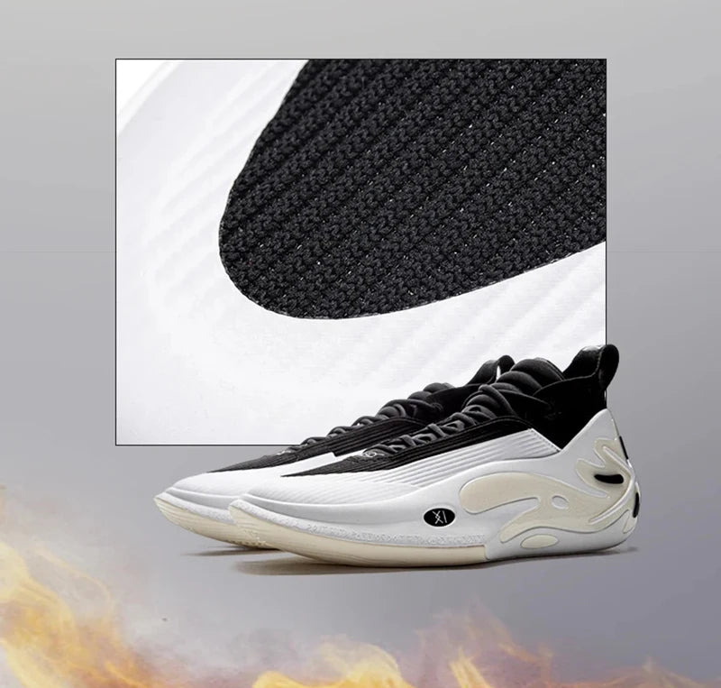 Li-Ning Men's WAY OF WADE 11 WHITE HOT Professional Basketball Shoes Carbon Plate Cushion Support Indoor Sneakers ABAU049