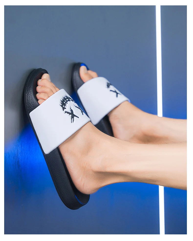 Summer Men's Slippers Shoes Man Soft Slides Non-slip Casual Indoor Outdoor EVA Sandals Beach Garden Fashion For youngster