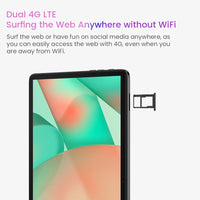 Blackview Tab 7 pro Tablet 10.1'' FHD Display GPS 6GB 128GB 4G 13MP Camera 6580mAh  Unisoc T606 Android 12 Tablets Pad PC