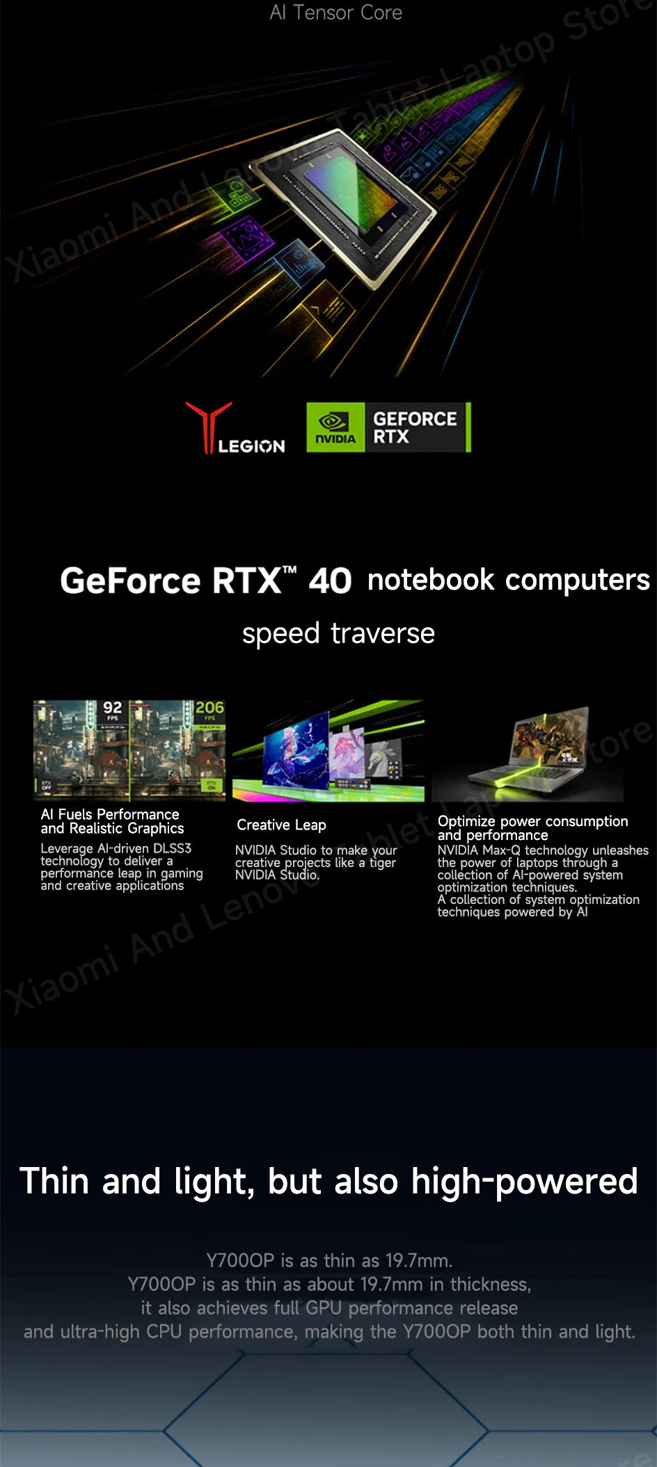 Lenovo Gaming laptop LEGION Y7000P 2024 notebook 16“ 2.5K 165HZ Screen i7-14650HX/14700HX 16G/32G RTX4060/RTX4070 computer PC