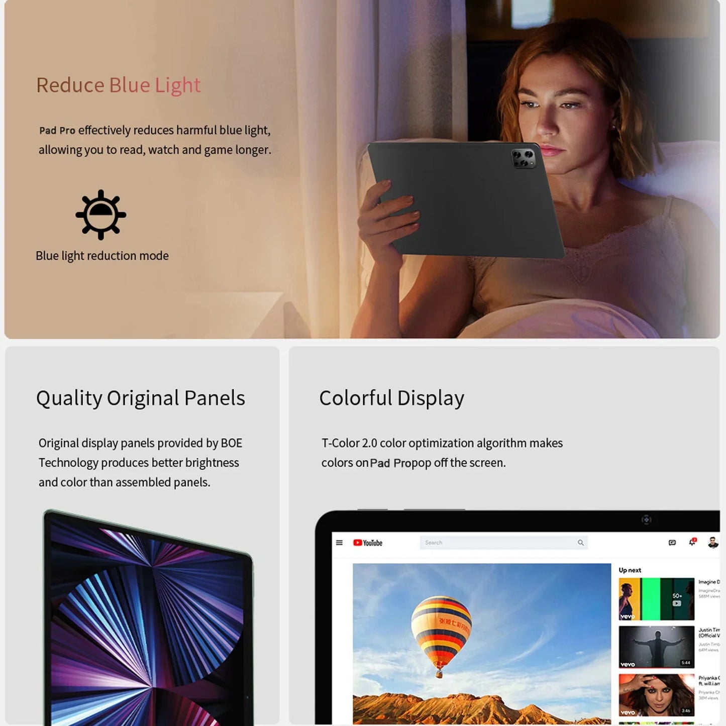 New 5G Pad Pro 10.1-Inch Android Tablet with 8GB RAM, 512GB ROM Octa core Support for calling,  Dual SIM card 8000mAh Battery