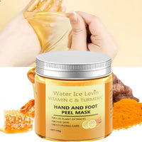 50g Turmeric Vitamin C Hand and Foot Mask, Plant Care, Moisturizing and Moisturizing, Instant Wash, Smooth Repair, Light Skin Nutrition, One Step Fresh Skin