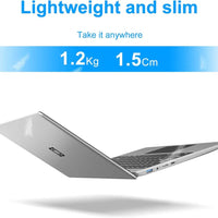 14 Inch Laptop PC 12GB LPDDR4 RAM 256GB SSD ROM 1080p FHD IPS Screen Windows 11 Computer with Celeron 4-Core Processor WIFI