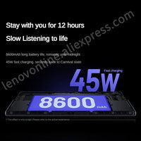 Lenovo Tab Plus 2024 Xiaoxin Pad Studio Android Tablet 8G 128G Portable Speaker Audio JBL and Dolby Atmos speakers