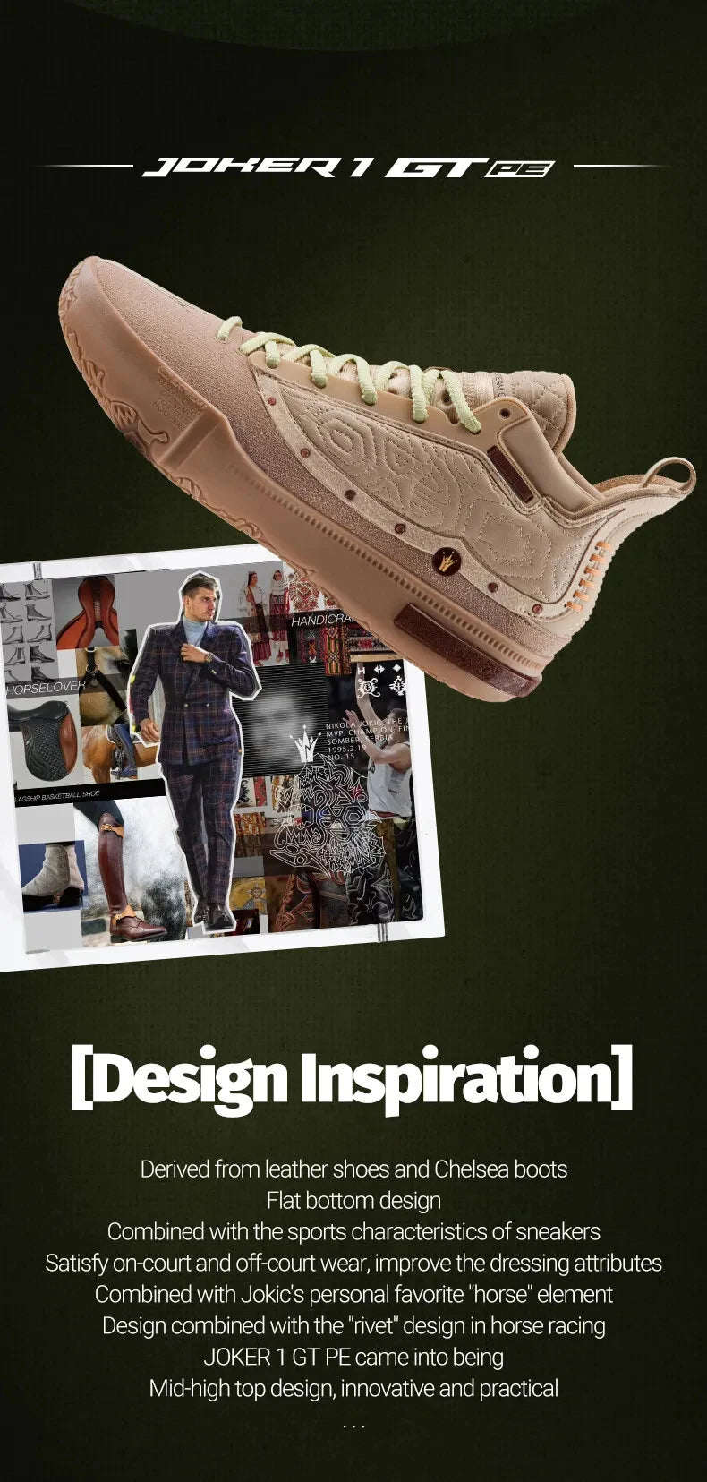 361 Degrees Joker 1 GT PE Men Basketball Shoes Trendy Leather Lightweight Shock-Absorbing Wear-resistant Male Sneakers 672511116