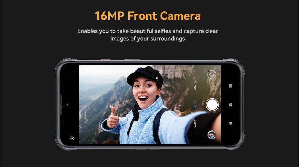 CUBOT Kingkong Power Outdoor Smartphone Android13,16GB+256GB,10600mAh(33W)/6.5”/48MP+20MP Night Vision,IP68/Dual 4G SIM/NFC/GPS