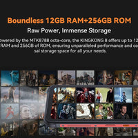 IP68 Waterproof Rugged Smartphone Android 13, Cubot KingKong 8, Octa-core, 12GB RAM(6+6GB), 256GB ROM, 10600mAh, 48MP Camera,NFC