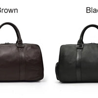 Luxury Genuine Leather Men Women Travel Bag Cow Leather Carry On Luggage Bag Travel Shoulder Bag Male Female Weekend Duffle Bag