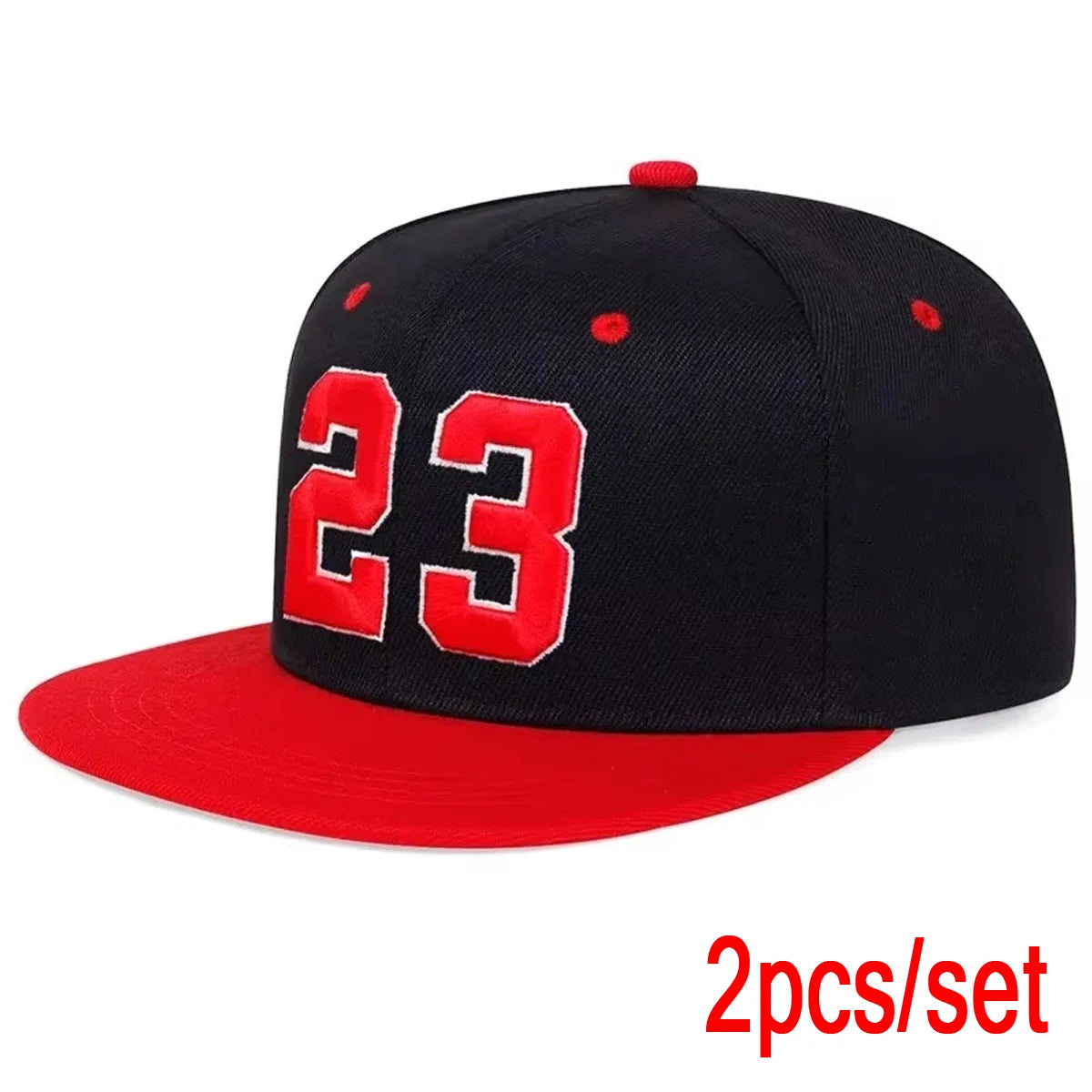 Unisex 23 Embroidery Hip-hop Hats Outdoor Adjustable Casual Baseball Caps Sunscreen Hat
