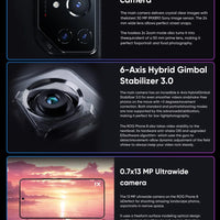 ROG Phone 8 5G Gaming Smartphone Snapdragon 8 Gen 3 AMOLED 165Hz ASUS Android Mobile for Gamers