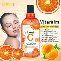 500ml AHA Hyaluronic Vitamin C Arbutin Face Body Serum Dark Spots Corrector Whitening Moisturizing Shrink Pores Repair Skin Care