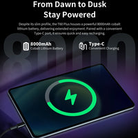 Teclast T60 Plus Tablet 12" 90Hz 2K Display Android 14 MTK G88 Octa-Core Max 16GB RAM 128GB ROM Widevine L1 4G LTE GPS 8000mAh