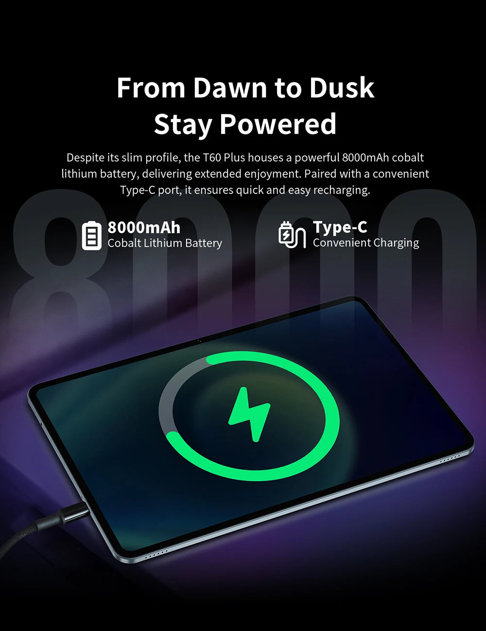 Teclast T60 Plus Tablet 12" 90Hz 2K Display Android 14 MTK G88 Octa-Core Max 16GB RAM 128GB ROM Widevine L1 4G LTE GPS 8000mAh