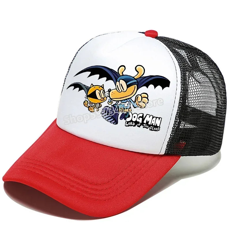 Dog Man Universal Casual Cap Summer Baseball Polyester Hat Adjustable Truck Driver Children Cartoon Peripheral Item Adult Action