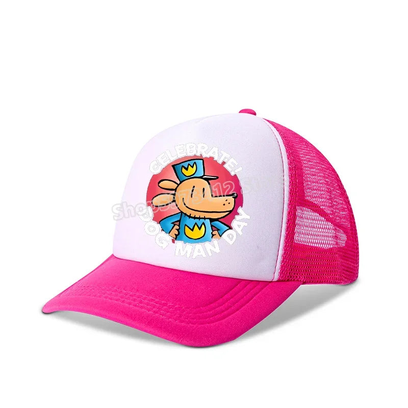 Dog Man Universal Casual Cap Summer Baseball Polyester Hat Adjustable Truck Driver Children Cartoon Peripheral Item Adult Action