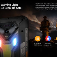 【World Premiere】Ulefone Armor 34 Pro 5G AI Rugged Phone 25500mAh Up to 32GB+512GB Built-in Projector 120Hz 6.95" NFC Smartphone