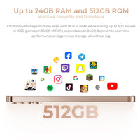 【World Premiere】OUKITEL P1 PRO 6.7-inch FHD+ AMOLED 120Hz, 5150mAh Battery, 8.2mm Ultra-thin Smartphone 8GB+512GB, Android 15