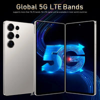 Global Vision S24 Ultra Smartphone 5G Android 5800mAH 8GB RAM 512G ROM 6.8Inch 1920x1080HD 24+48MP MTK10 4G Network Mobile Phone