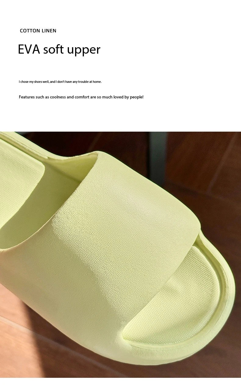 Fashion Men's Summer Ligtweight EVA Indoor Home Sandals Slippers Shoes Men Slippers Outdoor Students Women Comfortable Slides