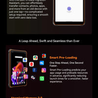 Blackview Active 5 [No EU Charger] 24(8+16)GB+128GB 8.68'' IPS Rugged Tablet 6600mAh Tablet Android 15 90Hz Doke AI 16MP+13MP NFC Fingerprint