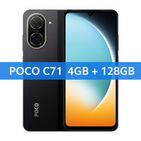 POCO C71 Global Version UNISOC T7250 processor 32MP AI dual camera Immersive 6.88” display 15W fast charging AI face unlock