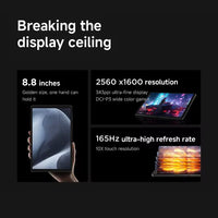 CN Version Lenovo LEGION Y700 2025 Gaming Tablet Game Mode Snapdragon 8 Gen 3 8.8" 165Hz Display 6550mAh Battery 68W Charging 13MP Camera