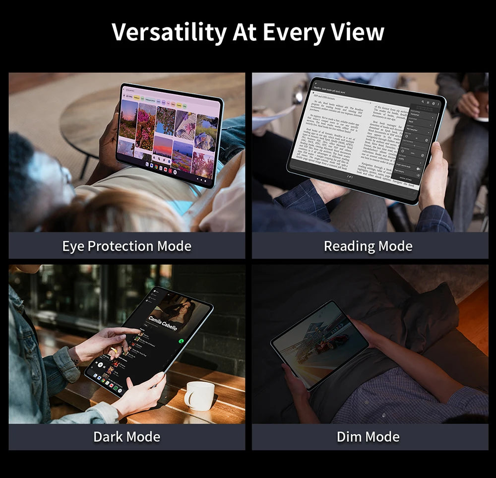 Teclast T60 Plus Tablet 12" 90Hz 2K Display Android 14 MTK G88 Octa-Core Max 16GB RAM 128GB ROM Widevine L1 4G LTE GPS 8000mAh