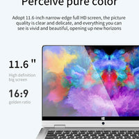 2 in 1 mini Laptop Computer Portable Touch Screen 11.6" Intel N4020 8GB 512GB Windows 11 Pro Office Learning Tablet PC Notebook