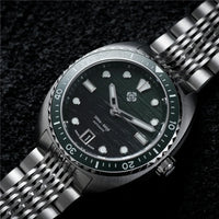 2025 New IXDAO IPOSE Automatic Mechanical Men Watch JD-X07S Dragon Scale Pattern Watch Stainless Steel BWG-9 Diving reloj hombre