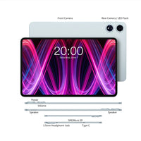 Teclast T60 Plus Tablet 12" 90Hz 2K Display Android 14 MTK G88 Octa-Core Max 16GB RAM 128GB ROM Widevine L1 4G LTE GPS 8000mAh