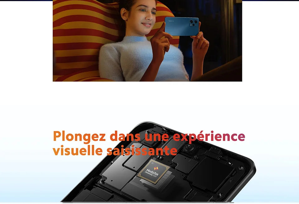 Xiaomi Redmi Note 12 5G Smartphone Global Version 4GB 128GB 6.67 ”Amoed FHD + Snapdragon® 4 48MP Main Camera 33W fast Charge