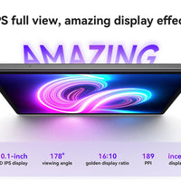 HEADWOLF WPad3 Android 12 Tablet 10.1 inch 6GB RAM DDR4X 128GB ROM UFS 2.1 MTK 8183 Octa-core Tablet PC Rear Camera16MP 7700 mAh