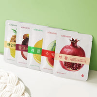 5pcs Kormesic Fruit-Infused Hydrating Face Mask Moisturizing Nourishing Hydrating Facial Skin Care Products