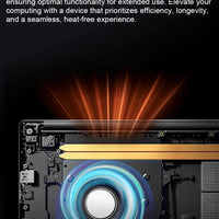 15.6 inch Laptop Computer Intel Celeron N4000 Notebook PC Fingerprint Unlock Windows 11 Pro 16GB RAM 1TB SSD 1920*1080P Laptops