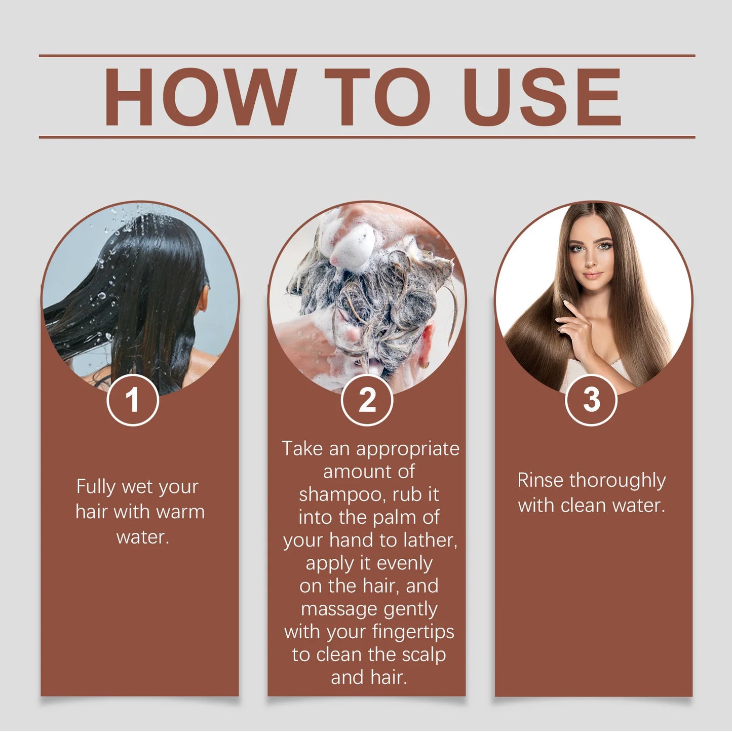 Hair Growth Shampoo Conditioner Set Repairing Strengthen Root Deep Nourish Anti Frizzy Dry Hair Oil Control Smoothing Hair Care