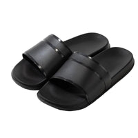 2024 New Summer Men's Solid Home Slides Casual Non Slip Open Toe Slides For Indoor Walking And Bathroom Shower