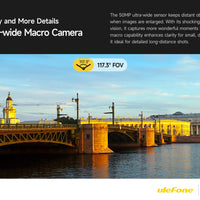 【World Premiere】Ulefone Armor 34 Pro 5G AI Rugged Phone 25500mAh Up to 32GB+512GB Built-in Projector 120Hz 6.95" NFC Smartphone