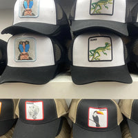 2025 New Design Animal Baseball Cap Good Quality Embroidery Fish Bird Turtle Visor Hats Sun Protection Mesh Hats