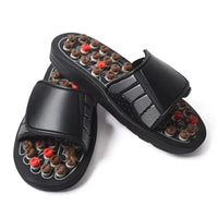 New Feet Massage Slippers Foot Reflexology Acupuncture Therapy Massager Walk Stone Shoes Acupuncture Cobblestone Massager