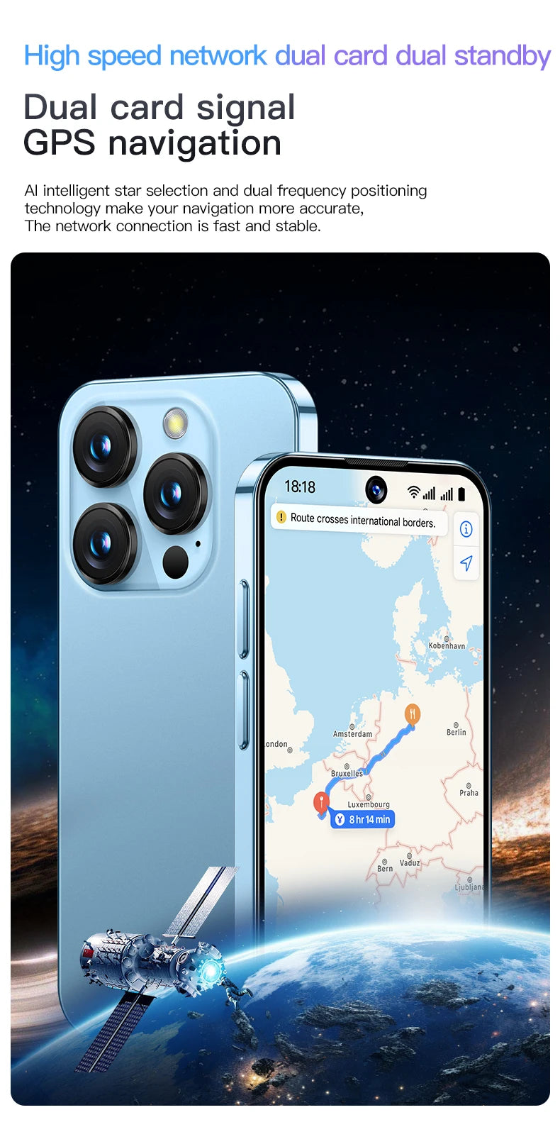 SOYES XS19 Mini Smartphone 3.88in 2GB RAM 16GB ROM Android10.0 With Facial Recognition Dual SIM Standby 3G Network Small Phone