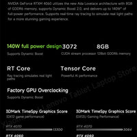 Lenovo Gaming laptop LEGION Y7000P 2024 notebook 16“ 2.5K 165HZ Screen i7-14650HX/14700HX 16G/32G RTX4060/RTX4070 computer PC