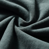 2025 Summer New American Retro Short Sleeve O-neck Solid Color T-shirt Men's Fashion 100% Cotton Washed Casual Terry Cloth Tops