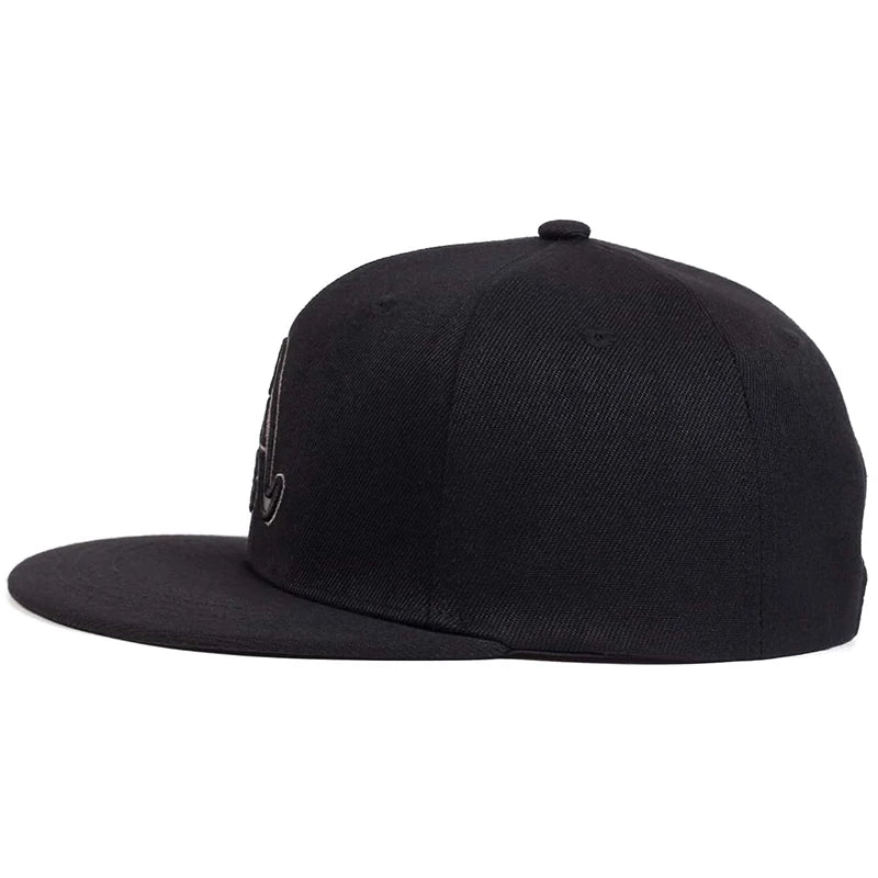 Unisex Gothic Alphabet Embroidery Hip-hop Hats Outdoor Adjustable Casual Baseball Caps Sunscreen Hat