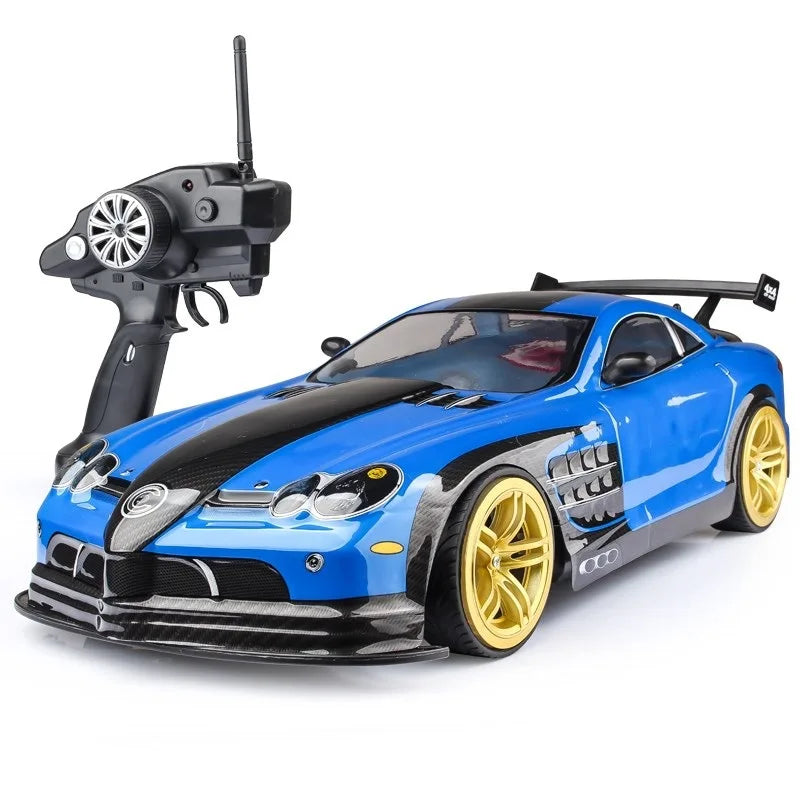 1:10 70km/H Remote Control Car 4wd High Speed Drift 2.4g Rc Car Shock Absorber Anti-Collision Rc Toys Christmas Gift