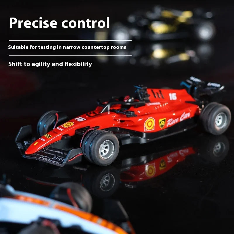 2025 New RC car August  Product 1:64 Mini Alloy Car Model, Adjustable Lighting Formula Racing, Children's Remote Control Car