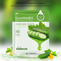 10pcs Natural Plant Facial Mask Moisturizing Oil Control Anti-Aging Fruit Aloe Korean Sheet Face Mask Beauty Skin Care Prodcuts