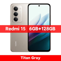 Xiaomi Redmi 15 Smartphone Global Version Snapdragon 685 128GB / 256GB ROM 6.9" FHD+ DotDisplay 50MP Camera 7000mAh IP64