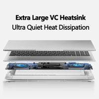 Gaming Laptop 16 Inch Intel Core I9-11900H 32 GB RAM 2TB SSD Fingerprint Unlock 8 Cores 16 Threads Wifi6 HD Camera DDR4 Computer